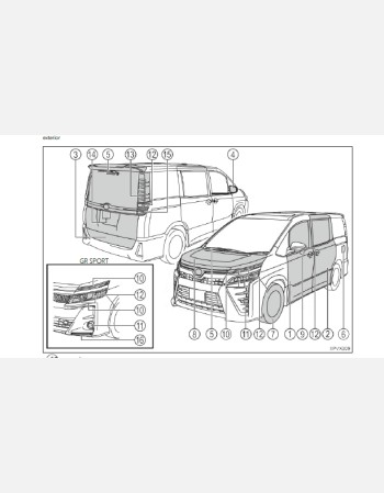 toyota voxy 2020-2021 owners manual in english